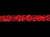 SQC04 6mm Hologram Red Strung Sequins - Ribbonmoon