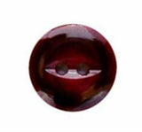 B2308 13mm Burgunudy 2 Hole Acrylic Fish Eye Button - Ribbonmoon