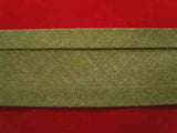 BB237 25mm Sage Green 100% Cotton Bias Binding Tape - Ribbonmoon