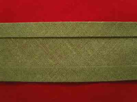 BB237 25mm Sage Green 100% Cotton Bias Binding Tape - Ribbonmoon