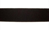 R1941 15mm Black Grosgrain Petersham Ribbon - Ribbonmoon