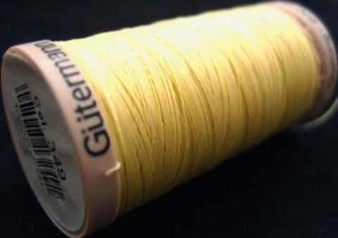 GQT 349 Gutermann 200 metre Spool of Cotton Quilting Thread, Lemon