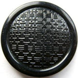 B17668 38mm Black Textured Shank Button - Ribbonmoon