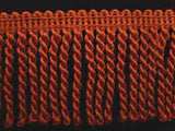 FT1933 50mm Deep Rust Brown Bullion Fringe