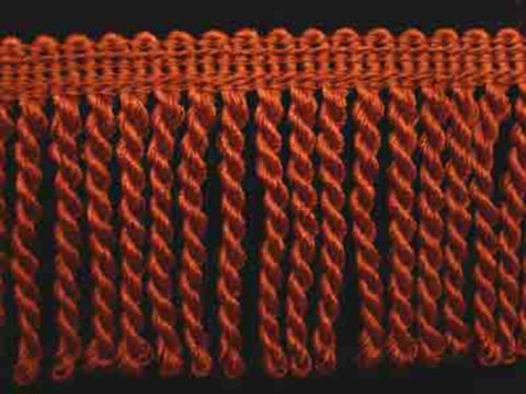FT1933 50mm Deep Rust Brown Bullion Fringe
