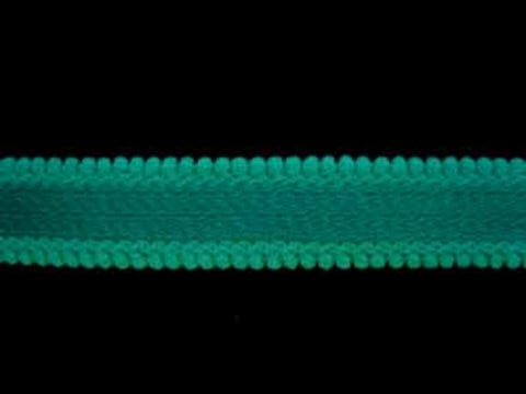 E078 10mm Jade Green Thick Satin Finish Bra Elastic, Soft Back - Ribbonmoon