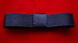 RB025 Navy Satin Ribbon Propellor Bow