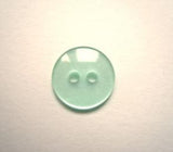 B10986 11mm Pale Parakeet Green Polyester 2 Hole Button - Ribbonmoon