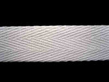 WTAPE32 20mm White Herringbone Twill Tape 100% Cotton Webbing - Ribbonmoon