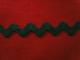 RIC89 10mm Charcoal Black Ric Rac Braid - Ribbonmoon