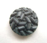 B14465 17mm Grey Domed Textured Shank Button - Ribbonmoon