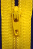 Z1832 YKK 25cm Sunshine Yellow Nylon No.3 Closed End Zip - Ribbonmoon