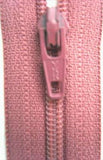 Z3903 YKK 15cm Deep Dusky Pink Nylon No.3 Closed End Zip - Ribbonmoon