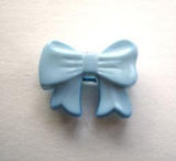 B11702 16mm Pale Blue Bow Shape Novelty Shank Button - Ribbonmoon