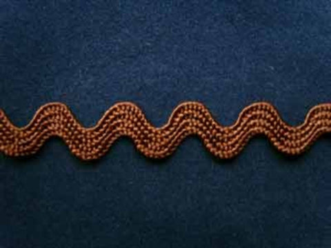 RIC57 8mm Walnut Brown Ric Rac Braid - Ribbonmoon