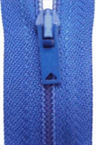 Z3583 46cm Misty Royal Blue Nylon No.3 Closed End Zip - Ribbonmoon