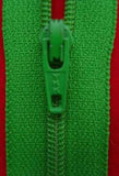 Z1141 YKK 18cm Dusky Emerald Nylon No.3 Closed End Zip - Ribbonmoon