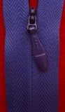 Z0699 23cm Blue Lupin Optilon Closed End Concealed Zip - Ribbonmoon