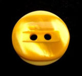 B13268 18mm Tonal Sunshine Yellow Pearlised 2 Hole Button - Ribbonmoon
