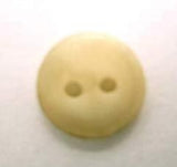 B1286 11mm Tonal Antique Cream Glossy 2 Hole Button - Ribbonmoon