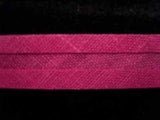 BB174 13mm Raspberry 100% Cotton Bias Binding - Ribbonmoon