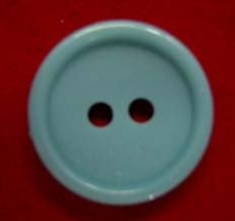 B18004 16mm Turquoise Blue 2 Hole Button - Ribbonmoon
