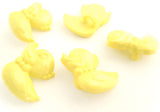 B16843 16mm Lemon Duck Shaped Novelty Childrens Shank Button