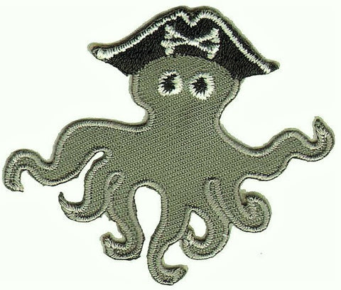 M386  65mm x 55mm Octopus Design Iron or Sew on Motif