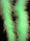 MARAB21 Light Green Marabou String  (Swansdown).  Turkey Feather