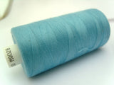 MOON 028 Blue Coats Sewing Thread,Spun Polyester 1000 Yard Spool, 120's