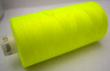 MOON Fluorescent Yellow Coates Sewing Thread,Spun Polyester 1000 Yard Spool, 120's - Ribbonmoon