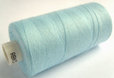 MOON 231 Bright Sky Blue Coates Sewing Thread,Spun Polyester 1000 Yard Spool, 120's