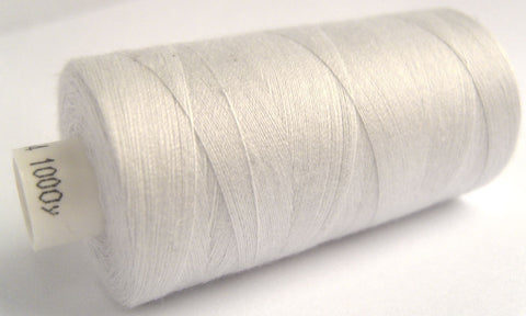 MOON 245 Pearl Grey Coates Sewing Thread,Spun Polyester 1000 Yard Spool, 120's