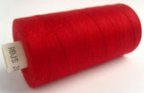 MOON 046 Deep Red Coates Sewing Thread,Spun Polyester 1000 Yard Spool, 120's