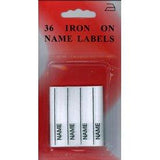 Name Labels Iron On x 36