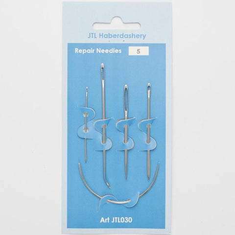 N38 Repair Kit Hand Sewing Needles, 5 Piece Card