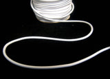 EW145 1mm White Rounded Hat Elastic Cord