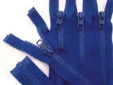 Z1310 36cm Royal Blue Optilon Plastic Chunky Teeth No.6 Open End Zip