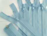 Z0705 66cm Pale Blue Optilon Nylon No.5 Open End Zip