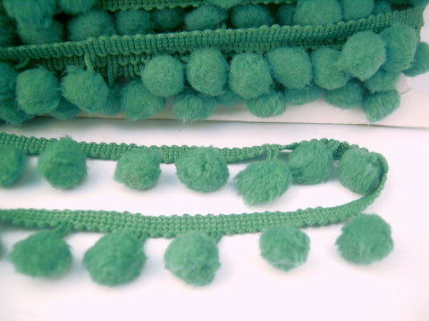 FT3013 23mm Nile Blue (Petrol) Pom Pom Bobble Fringe Trimming