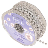PT140 6mm Silver Strung Pearl Bead String Trimming