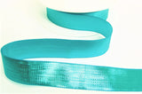 R0288 20mm Turquoise Blue Thin Metallic Lurex Ribbon by Berisfords
