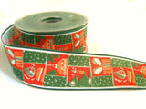 R0456 40mm Christmas Design Ribbon by Berisfords