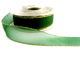 R0365 8mm Khaki Green Translucent Polyester Ribbon