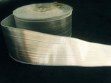 R1318 40mm Silver Smooth Metallic Lurex Ribbon
