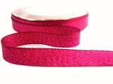R1338 13mm Magenta Pink Double Face Metallic Lame Ribbon