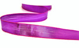 R1494 15mm Purple Thin Metallic Lurex Ribbon by Berisfords