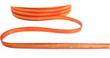 R1791 4mm Dark Gold Metallic Ribbon with Red Borders by Berisfords