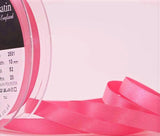 R2632 10mm Hot Pink Double Face Satin Ribbon by Berisfords