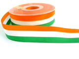 R3303 25mm Taffeta Ribbon Irish Flag Colours by Berisfords
